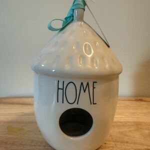 Rae Dunn White Home Ceramic Birdhouse